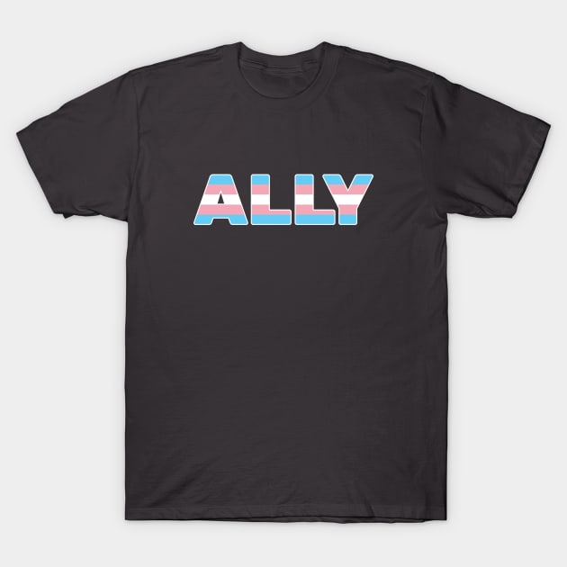 Transgender Ally Trans Rights T-Shirt by creativecurly